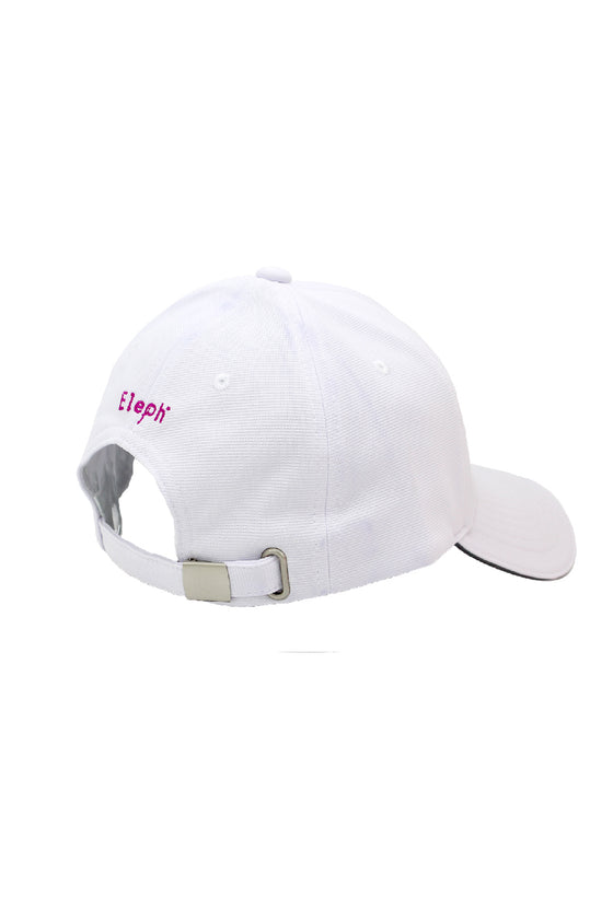 ELEPH CAP LOGO - White / Pink