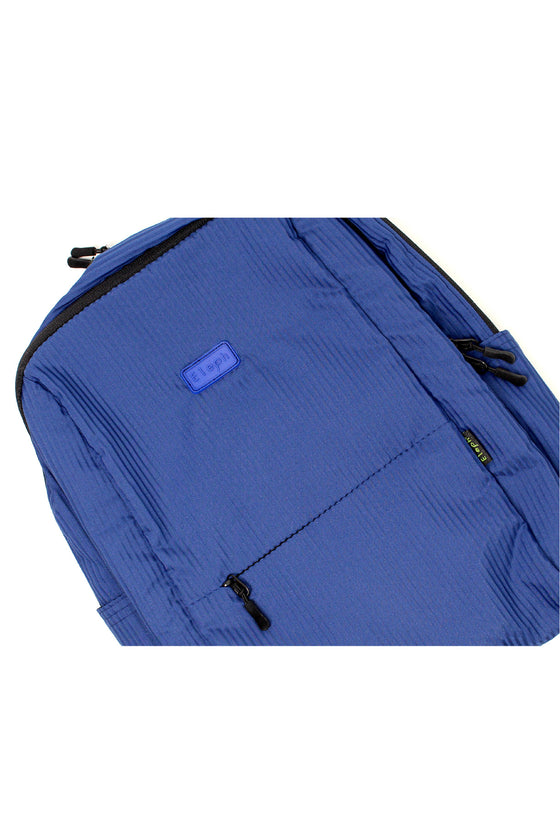 ELEPH OTTO PLEAT BACKPACK : Navy