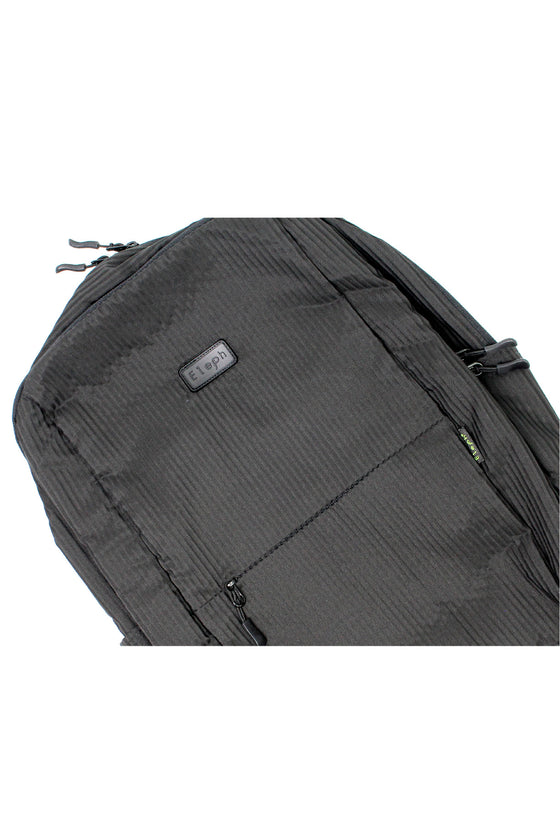 ELEPH OTTO PLEAT BACKPACK : Black