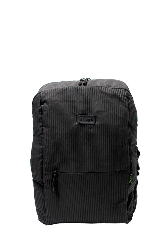 ELEPH OTTO PLEAT BACKPACK : Black