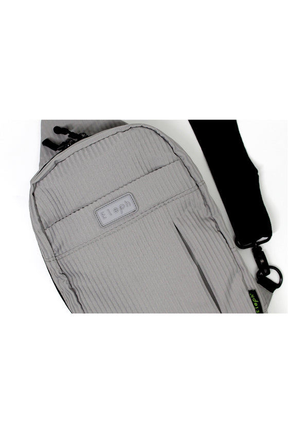 ELEPH OTTO PLEAT CROSS BODY : Grey