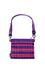 ELEPH ORIGAMI CROSSBODY PLEAT MULTI CHECK : Navy / Purple / Orange