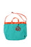 ELEPH WORKING BAG PLEAT - L  : Turquoise/Orange